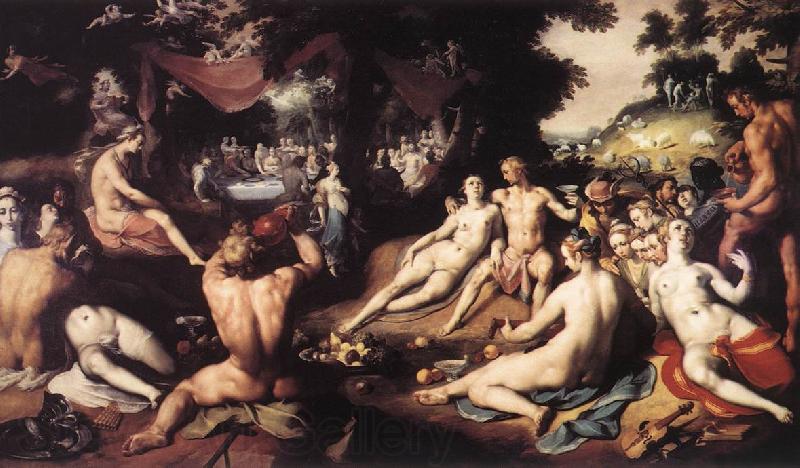 CORNELIS VAN HAARLEM The Wedding of Peleus and Thetis df